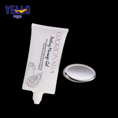 120ml 4 oz Refillable Squeeze Tube Packaging With Matte Silver Cap