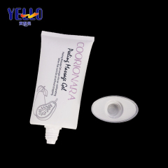 120ml 4 oz Refillable Squeeze Tube Packaging With Matte Silver Cap