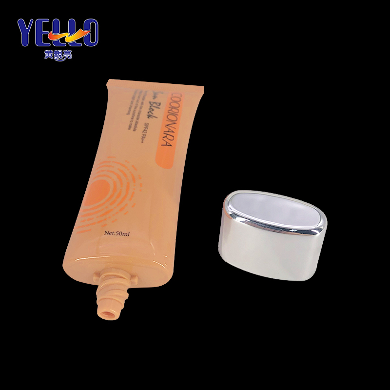 50ml Oval Lotion Tubes Packaging Empty Plastic Tube For Cream