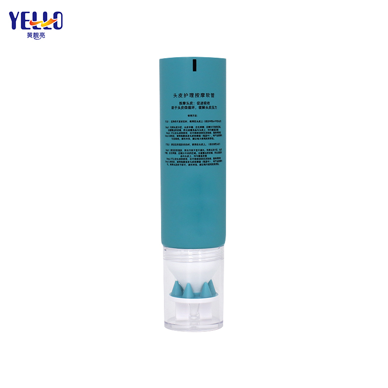 2.5 OZ Scalp Care Empty Squeeze Cosmetic Tube Packaging With Nozzle