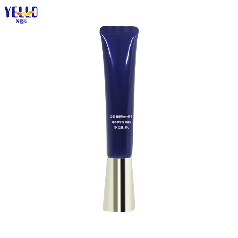 Blue Refillable Eye Cream Empty Plastic Cosmetic Soft Tubes 20ml