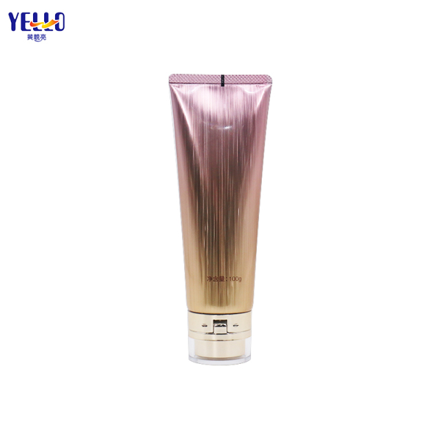 100g Unique Plastic Squeeze Tubes For Lotion With Acrylic Flip Caps