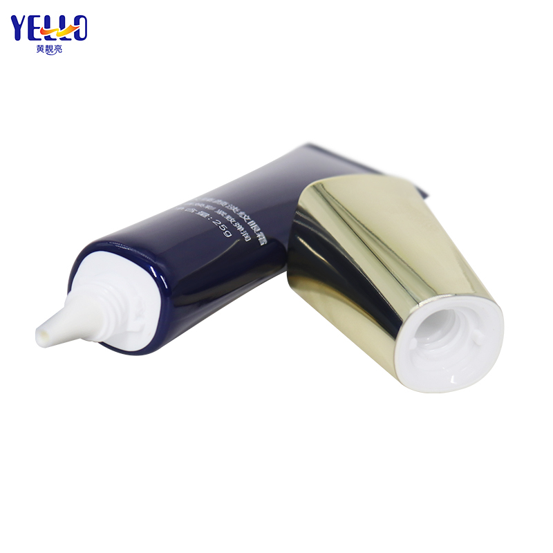 Blue Refillable Eye Cream Empty Plastic Cosmetic Soft Tubes 20ml