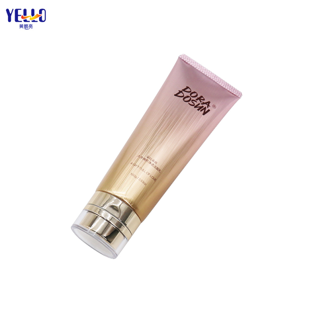 100g Unique Plastic Squeeze Tubes For Lotion With Acrylic Flip Caps