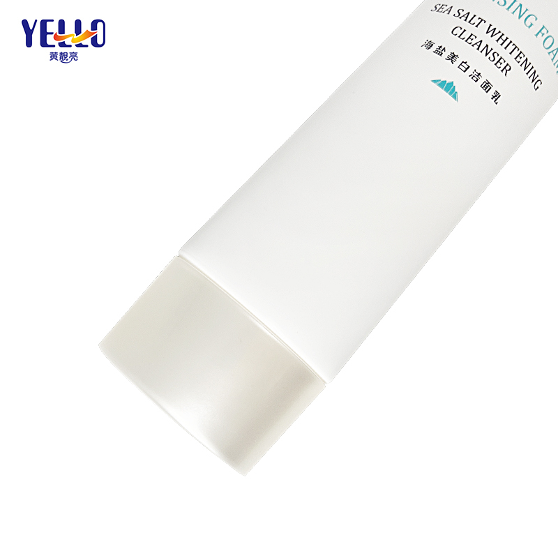Refillable White Face Wash Hand Lotion Tube Empty Wholesale For Cosmetic