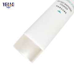 Refillable White Face Wash Hand Lotion Tube Empty Wholesale For Cosmetic