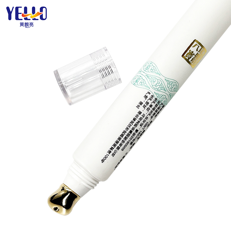 Massage Applicator White Empty Plastic Cosmetic Squeeze Tube 20ml