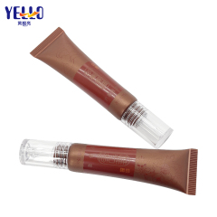 Eco Friendly 10ml 15ml Empty Eye Cream Squeeze Tubes With Glass Nozzle