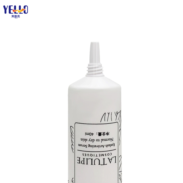 OEM Custom White Small Empty Cosmetic Cream Tubes With Nozzle