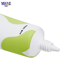 120ml Refillable Nozzle Plastic Cosmetic Squeeze Tubes For Hair Product