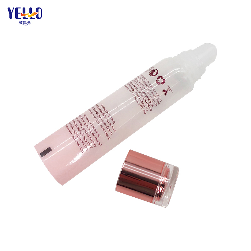 Custom Empty Clear 15 ml Lipgloss Tubes Whoesale Squeeze Lip Balm Tube