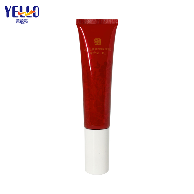 Empty Fancy Cosmetic Cream Makeup Tube Packaging With Airless Pump