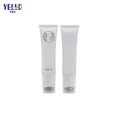 Frosted Translucent Empty Cosmetic Squeeze Tube With Single Roller Ball