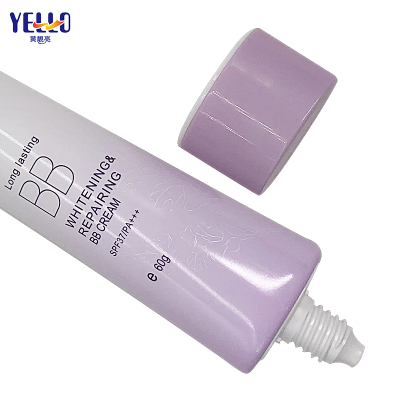 60ml Empty Plastic Cosmetic Squeeze Tubes With Caps For Cream