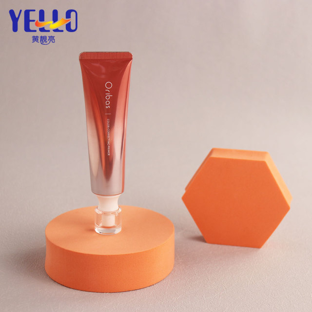 Fancy 30ml Nozzle Cosmetic Squeeze Tube Packaging For Isolation Cream