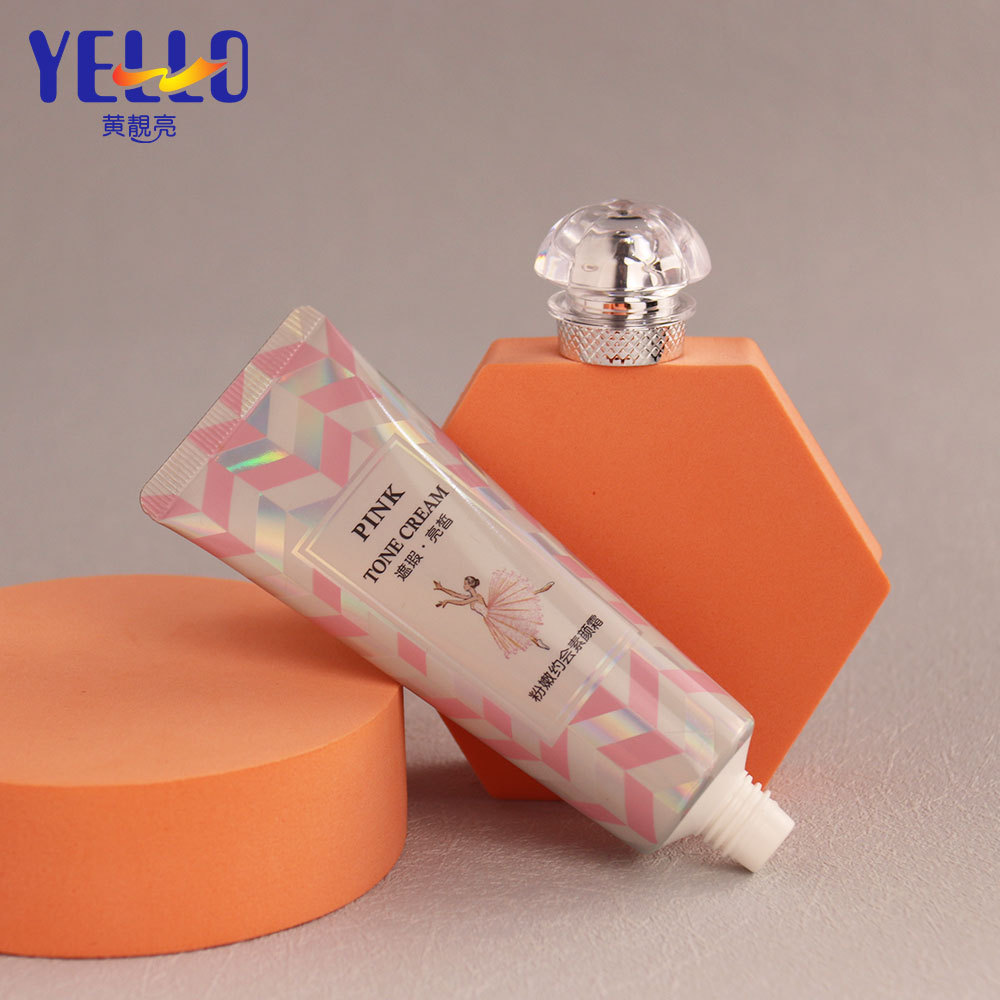 Refillable Lotion Cosmetic Tubes Wholesale For Cream With Acrylic Cap