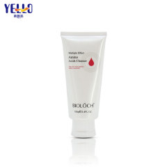 100ml Man Acid Cleanser Plastic Squeeze Tube For Cosmetic Packaging