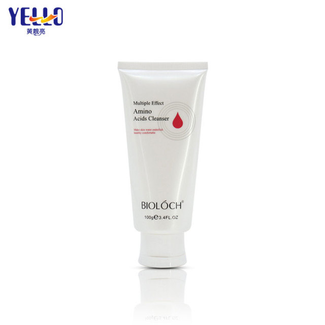 100ml Man Acid Cleanser Plastic Squeeze Tube For Cosmetic Packaging