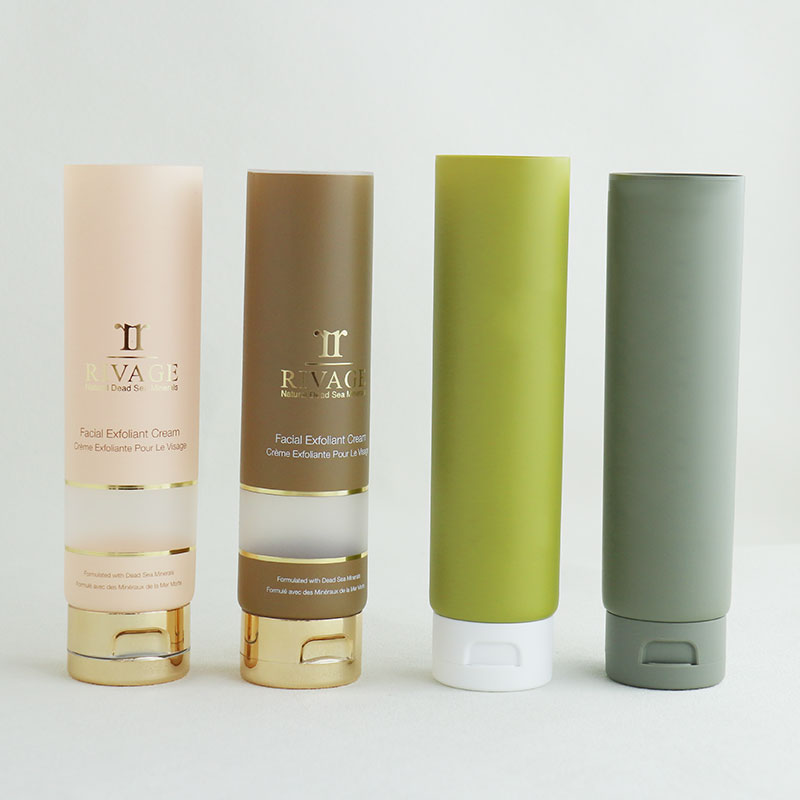 Plastic cosmetic squeeze tube