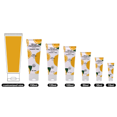 Eco Friendly Facial Cleanser Squeeze Tube / Face Wash Packaging Tube