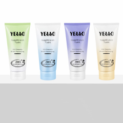 100% Sugarcane Sustainable Cosmetic Squeeze Tube For Cream