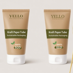 100% Sugarcane Sustainable Cosmetic Squeeze Tube For Cream