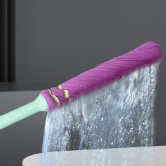 Hands-Free Self-Wringing -Premium Fiber Floor Mop