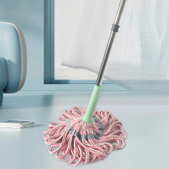 Self-Wringing Hollow Cotton Floor Mop for Home