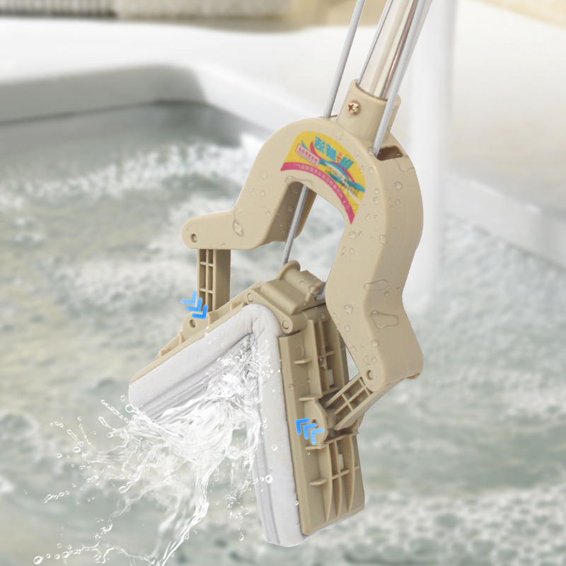 Hands-Free Folding Sponge Mop for Home & Bathroom