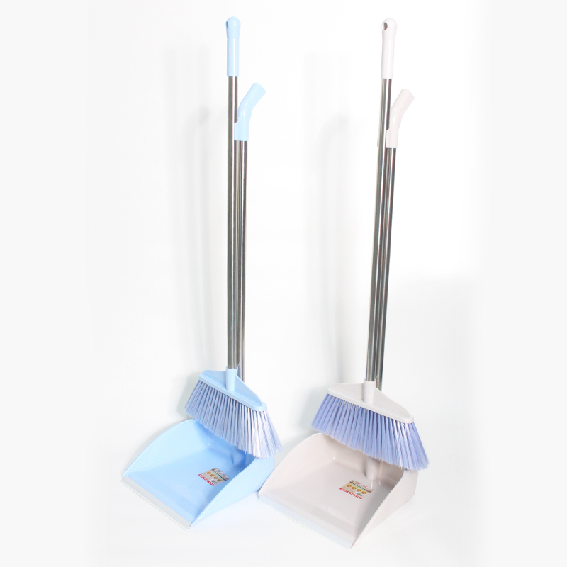 Bộ chổi và hốt rác bằng thép không gỉ - Bộ dụng cụ gia đình dày dặn