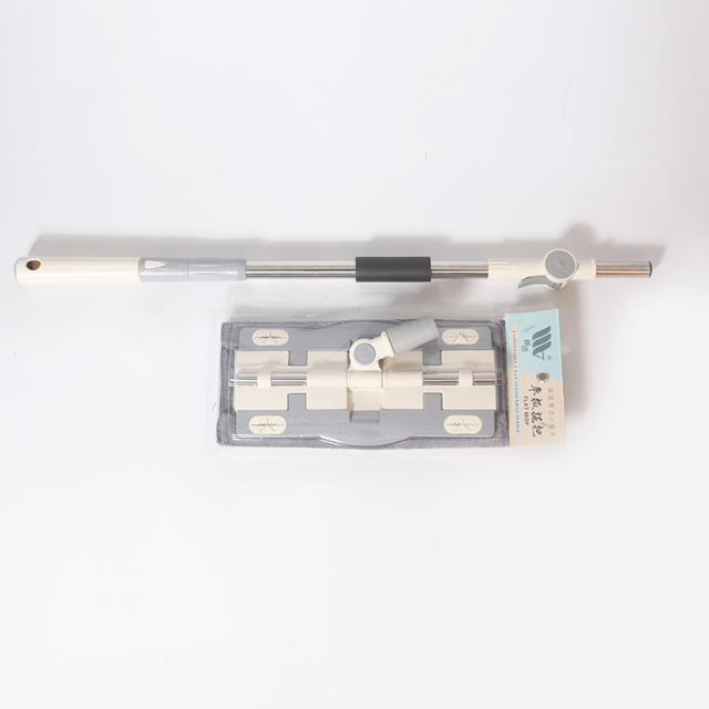 Stainless Steel Flat Mop-Electrostatic Dry & Wet Dual Use Floor Mop with Refill Cloth