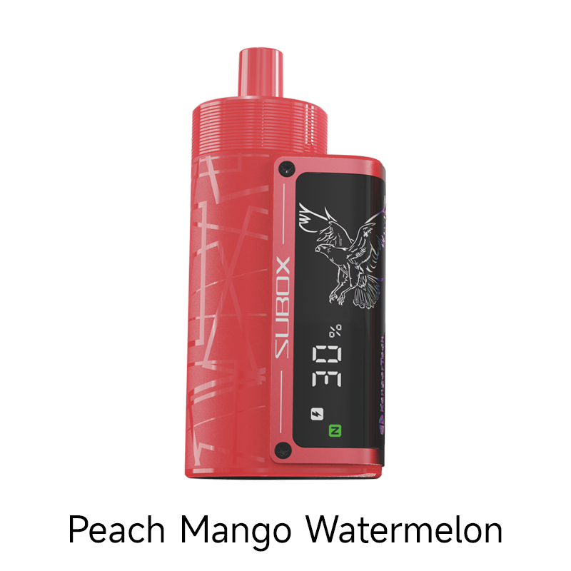 Kanger SUBOX 50000 Disposable Vape 40ml 0.5%-5-Pack-Peach-Mango-Watermelon