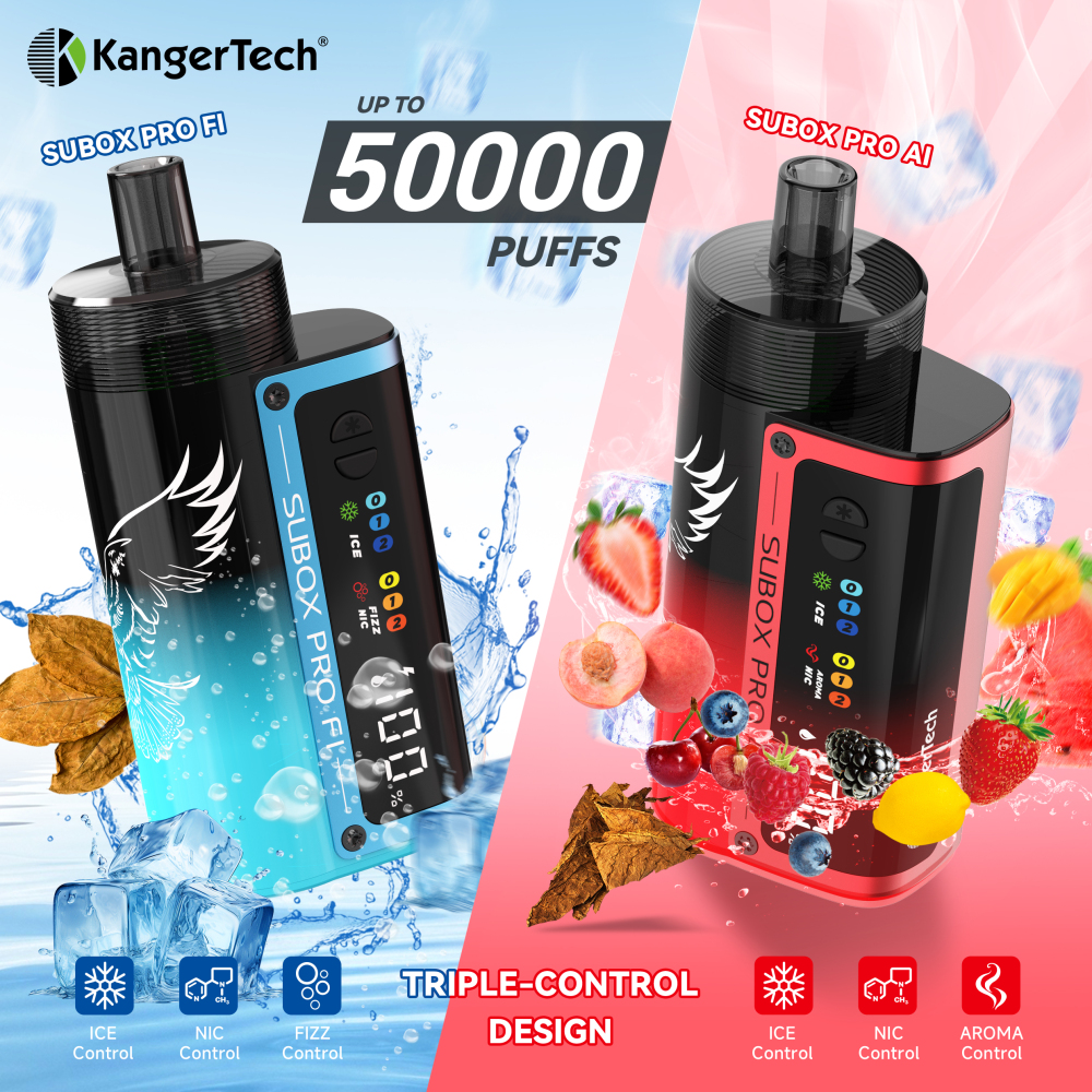 KangerTech Subox Pro FI  0.5% (50000 Puffs) 5-Pack