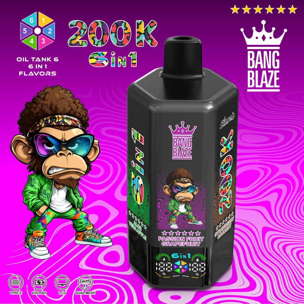 BANG BLAZE 200K: 6 Flavors in One