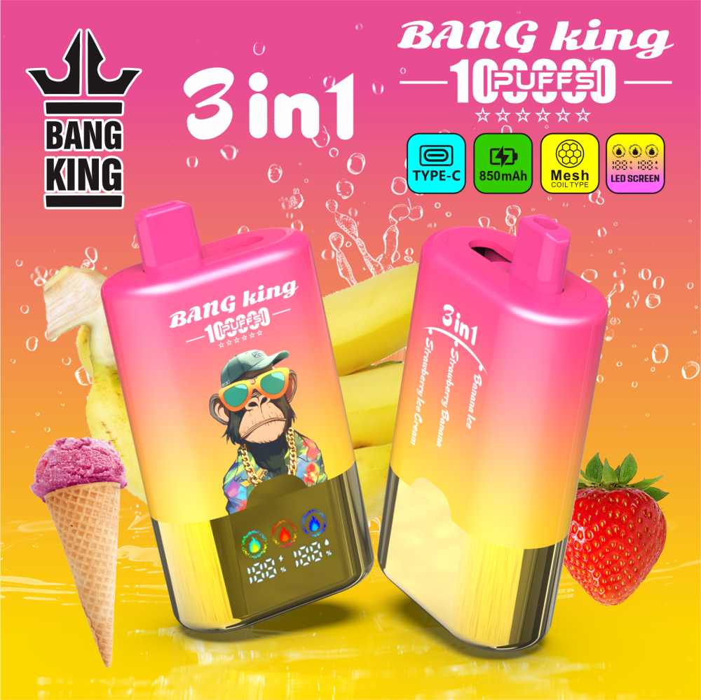 BangKing 100K-3 in 1 Disposable Vape