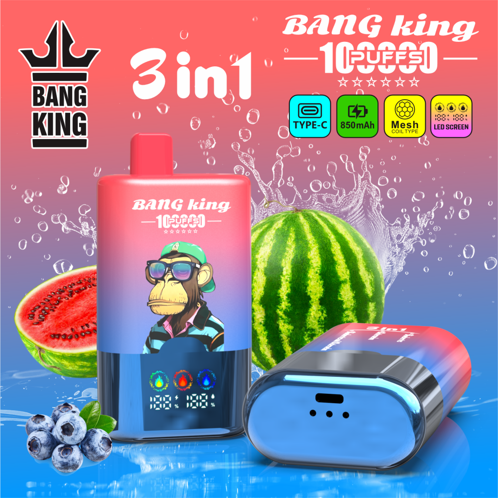 BangKing 100K-3 in 1 Disposable Vape