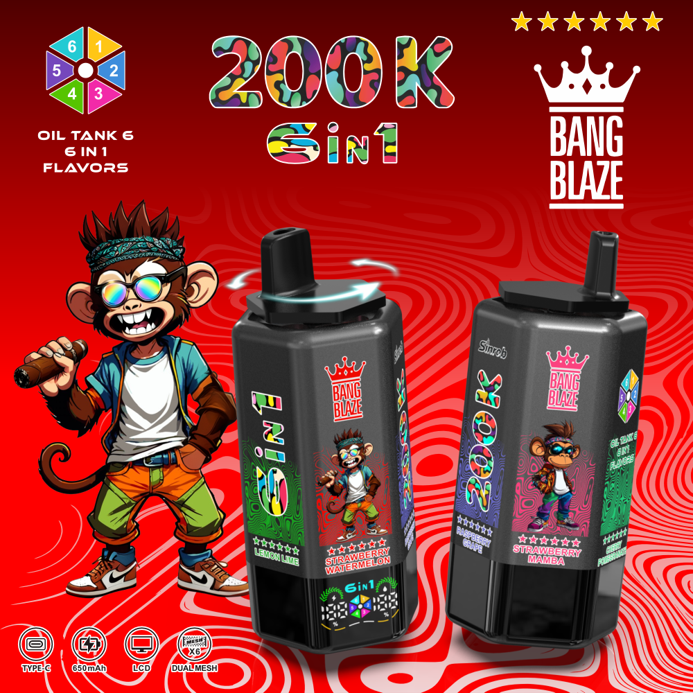 BANG BLAZE 200K: 6 Flavors in One