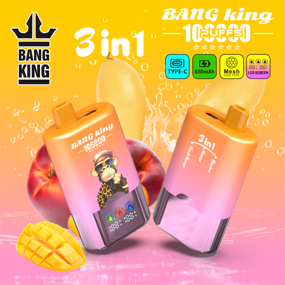 BangKing 100K-3 in 1 Disposable Vape