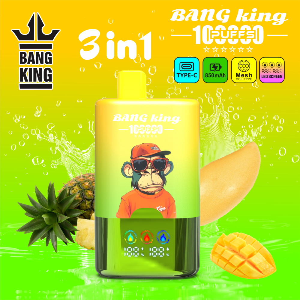 BangKing 100K-3 in 1 Disposable Vape