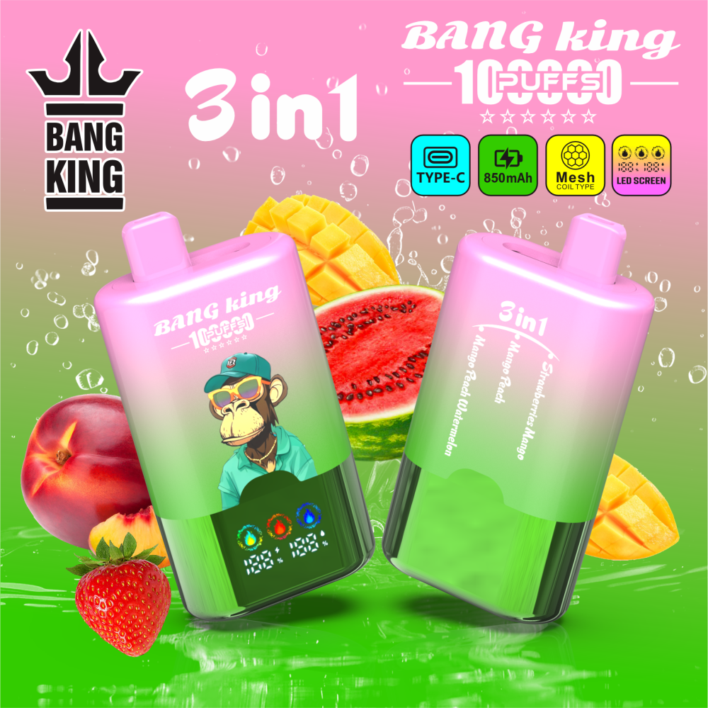 BangKing 100K-3 in 1 Disposable Vape