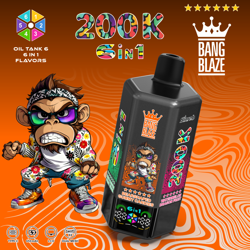 BANG BLAZE 200K: 6 Flavors in One