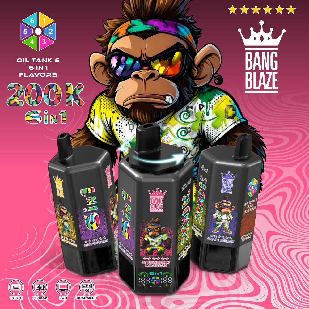 BANG BLAZE 200K: 6 Flavors in One