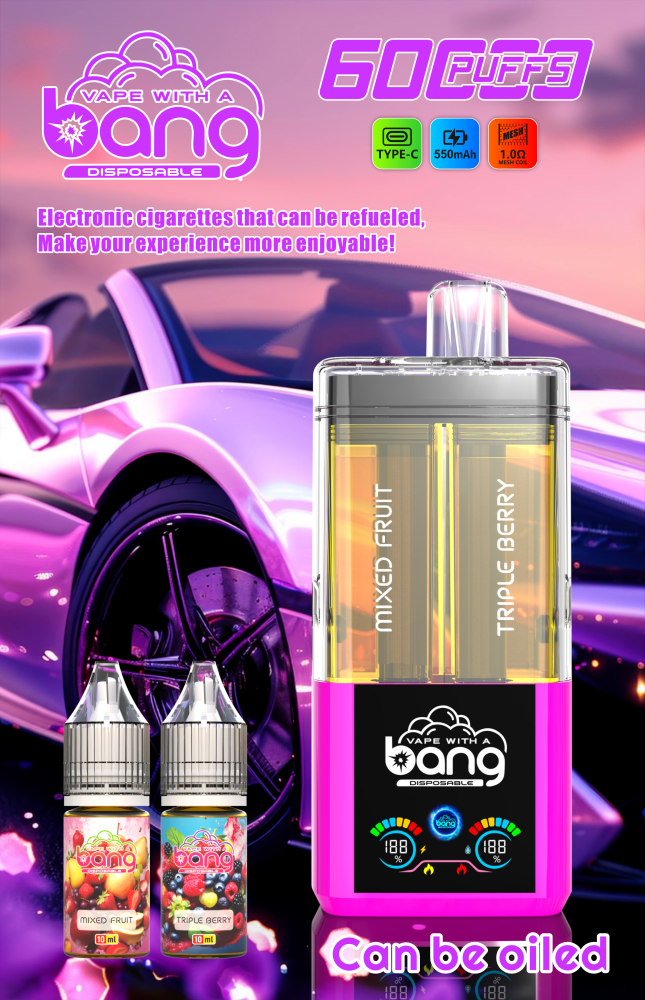 BANG LEGEND 60K-DSK071: 2-in-1 Flavor Disposable Vape