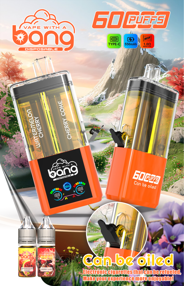 BANG LEGEND 60K-DSK071: 2-in-1 Flavor Disposable Vape