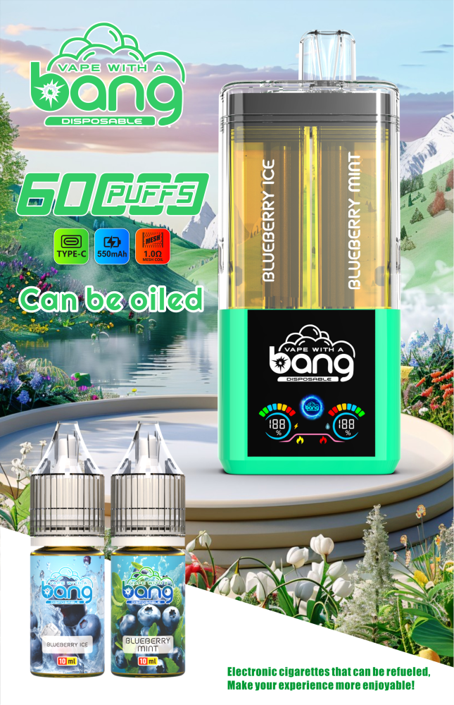 BANG LEGEND 60K-DSK071: 2-in-1 Flavor Disposable Vape