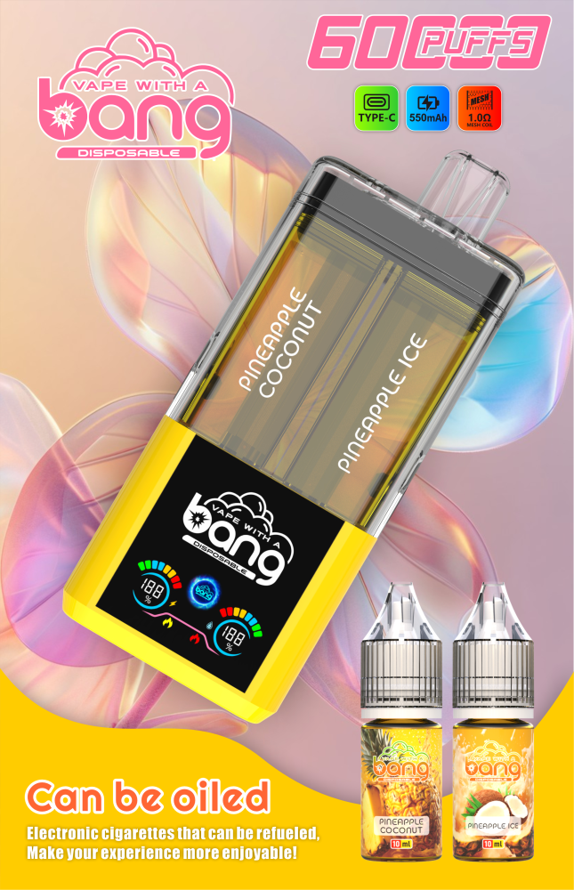 BANG LEGEND 60K-DSK071: 2-in-1 Flavor Disposable Vape