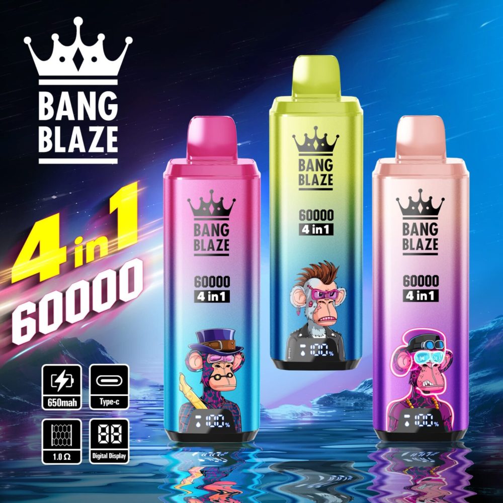 Bang Blaze 60000 Puffs 4 in 1 Smart Display Disposable Vape