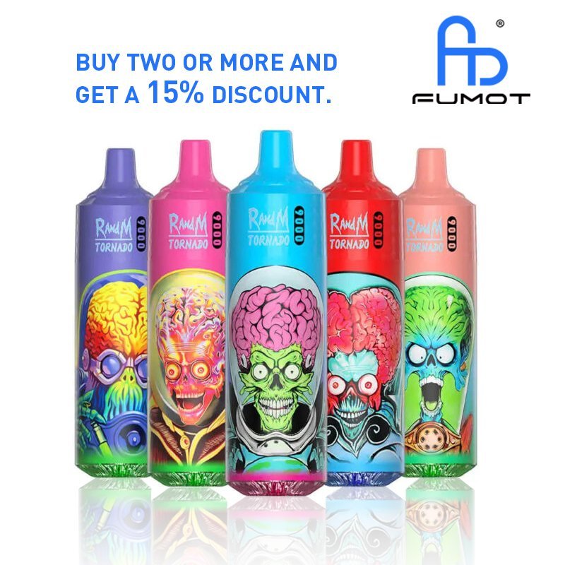 FUMOT™ RandM Tornado – 2% 9000 Puffs