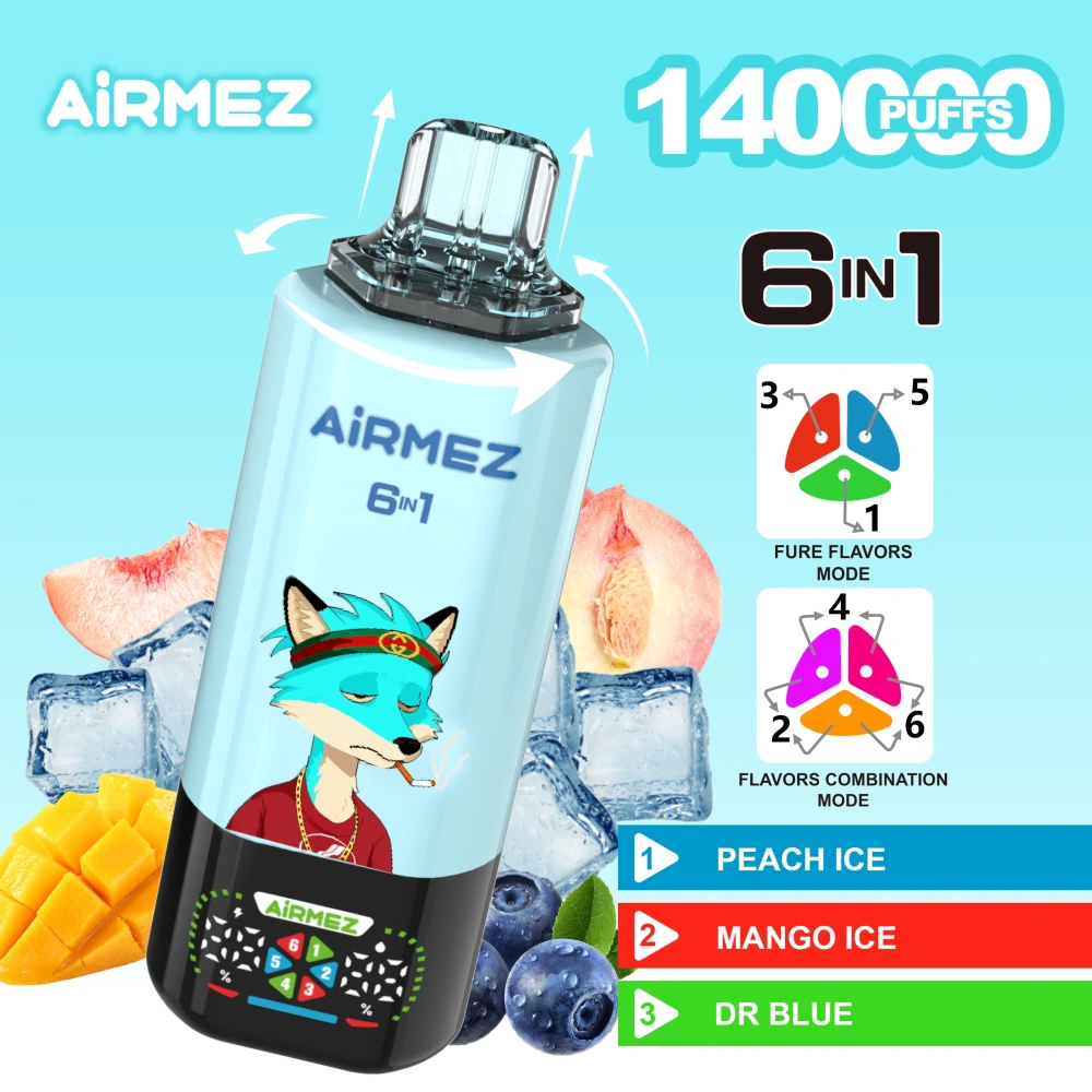 Airmez Fox 6-in-1 140K Puffs
