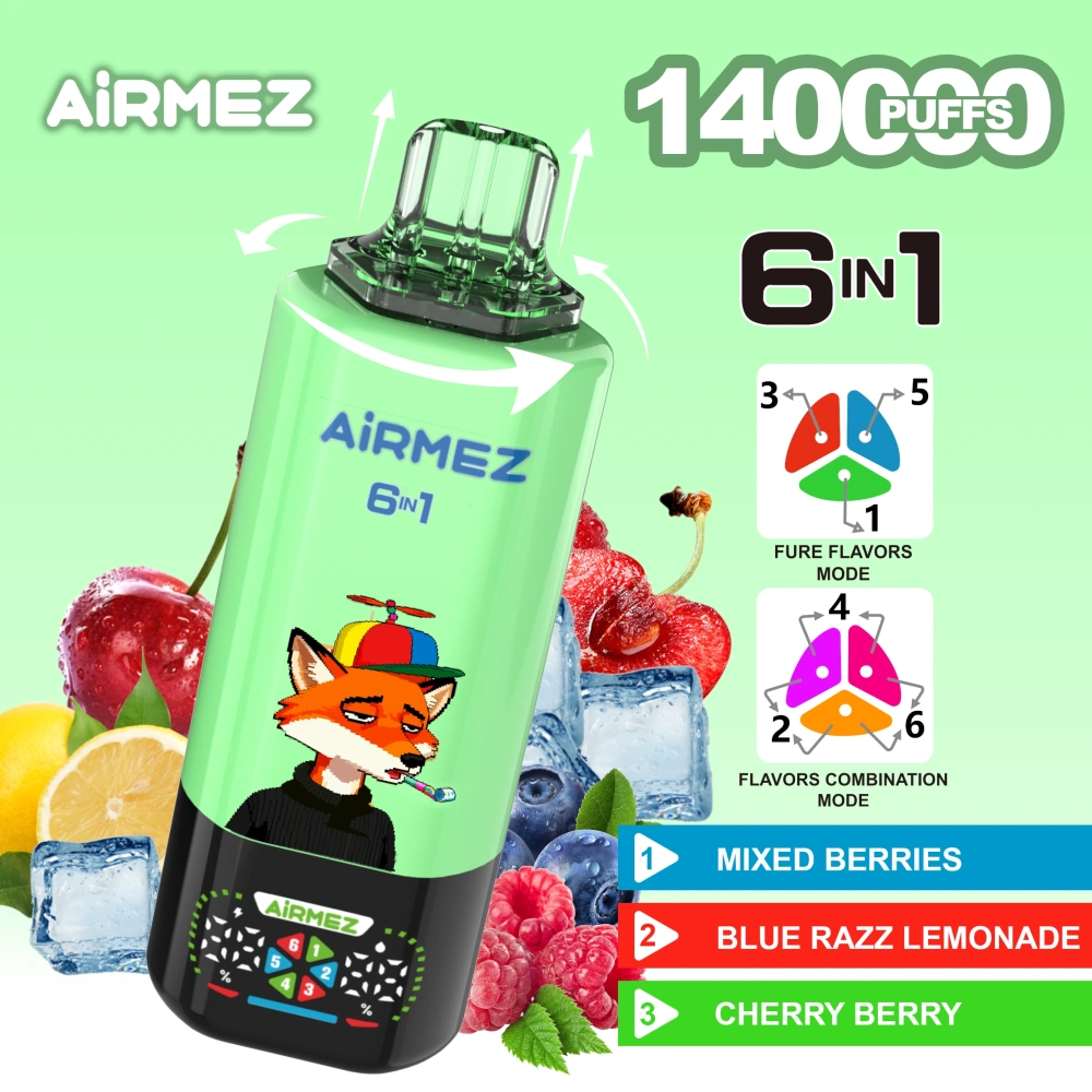 Airmez Fox 6-in-1 140K Puffs